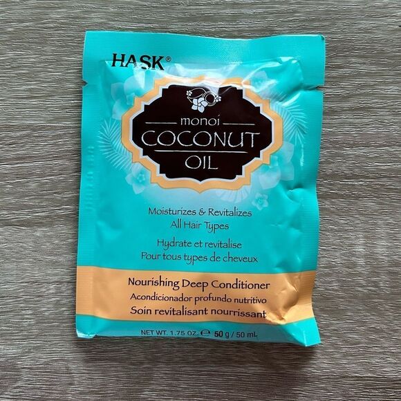 NEW … HASK “Monoi Coconut Oil” Nourishing Deep Conditioner - Picture 1 of 2